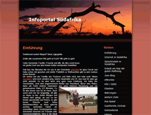 Tablet Screenshot of infoportal-suedafrika.de